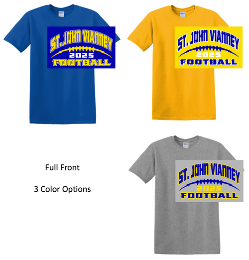 SHORT SLEEVE COTTON T-SHIRT (ADULT AND YOUTH) sjvfbyear