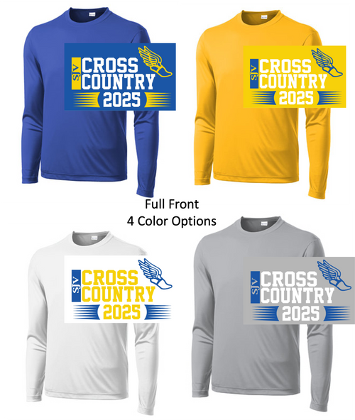 PERFORMANCE TEE - LONG SLEEVE (ADULT AND YOUTH) sjvxcyear