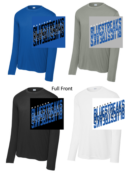 PERFORMANCE TEE - LONG SLEEVE (ADULT AND YOUTH) madisouthm