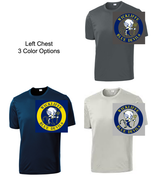 PERFORMANCE TEE - SHORT SLEEVE (ADULT AND YOUTH) wickband1lc