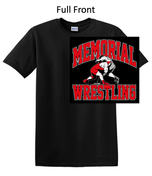 BLACK SHORT SLEEVE COTTON T-SHIRT (ADULT AND YOUTH) memwr