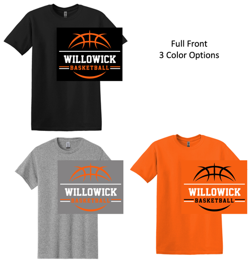 SHORT SLEEVE COTTON T-SHIRT (ADULT AND YOUTH) langbbball