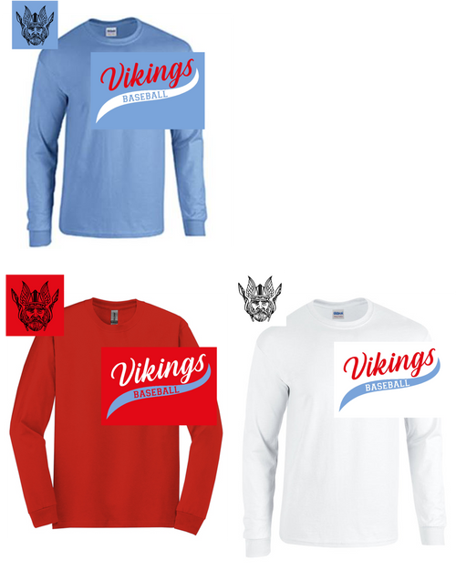 LONG SLEEVE T-SHIRT (YOUTH AND ADULT) vasjbasescript