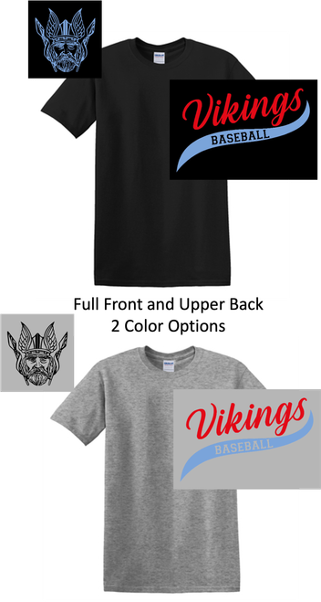 SHORT SLEEVE COTTON T-SHIRT (ADULT AND YOUTH) vasjbasescript2