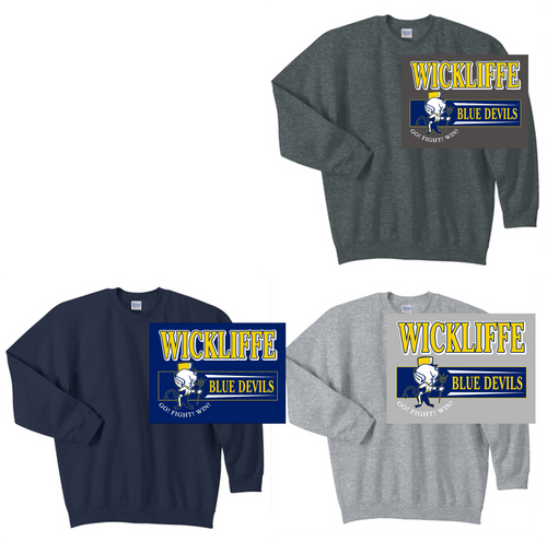 CREW SWEATSHIRT (YOUTH AND ADULT) wickbandgo