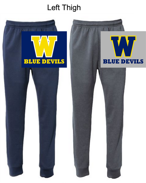 POLYESTER JOGGER PANTS WITH POCKET (YOUTH AND ADULT) wickfbthighW