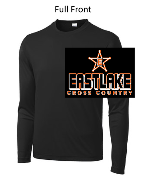 BLACK PERFORMANCE TEE - LONG SLEEVE (ADULT AND YOUTH)  emsxc