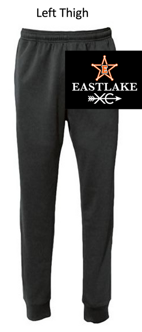 BLACK POLYESTER JOGGER PANTS WITH POCKET (YOUTH AND ADULT) emsxcthigh