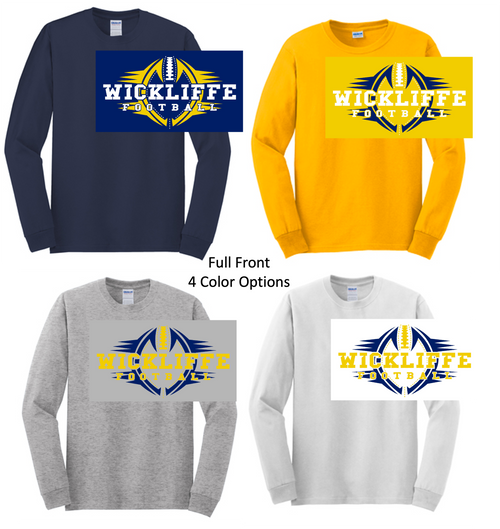 LONG SLEEVE T-SHIRT (YOUTH AND ADULT) wickfbball