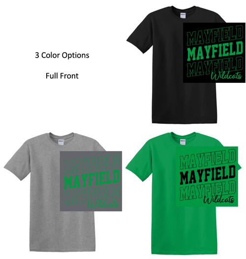 SHORT SLEEVE COTTON T-SHIRT (ADULT AND YOUTH) maymid3may