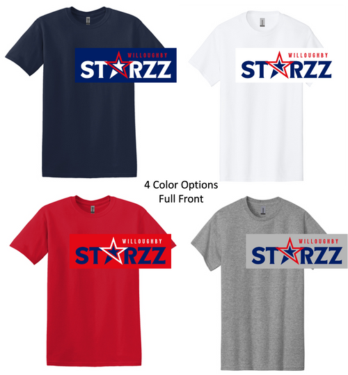 SHORT SLEEVE COTTON T-SHIRT (ADULT AND YOUTH) starzzstar