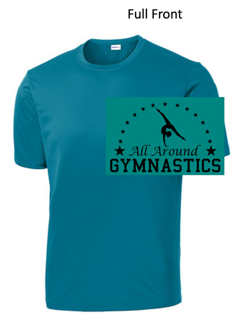 TROPIC BLUE PERFORMANCE TEE - SHORT SLEEVE (ADULT AND YOUTH) aagbooststars