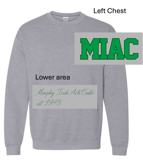 SPORT GREY CREW SWEATSHIRT (YOUTH) murphylcmidno