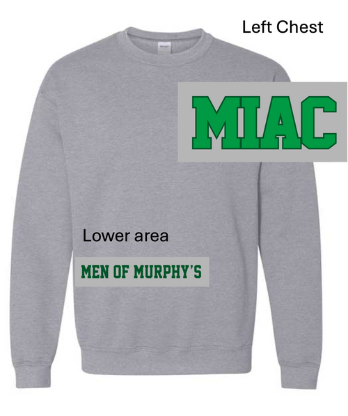 SPORT GREY CREW SWEATSHIRT (YOUTH) murphylcmidno SPORT GREY CREW SWEATSHIRT (YOUTH) murphylcmidno