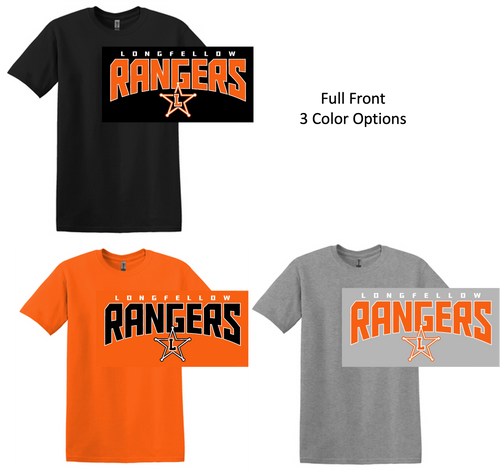 SHORT SLEEVE COTTON T-SHIRT (ADULT AND YOUTH) lonfellmiddle