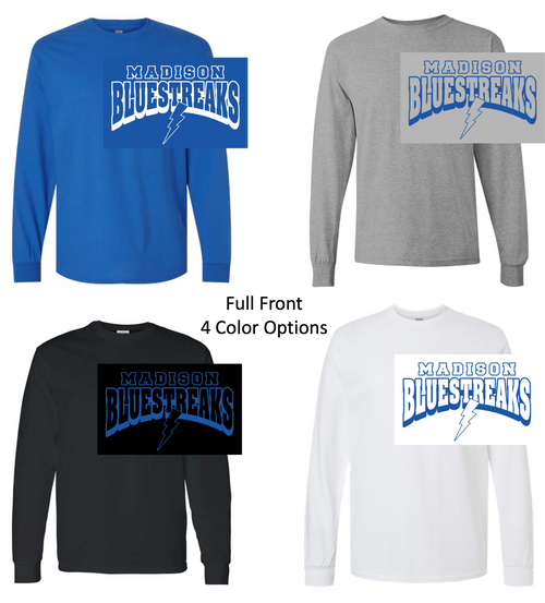 LONG SLEEVE T-SHIRT (YOUTH AND ADULT) madisouthbolt