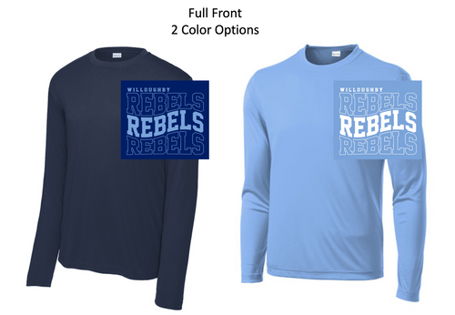 PERFORMANCE TEE - LONG SLEEVE (ADULT AND YOUTH) warall1color