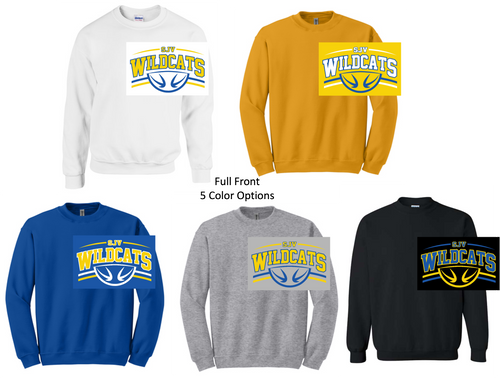 CREW SWEATSHIRT (YOUTH AND ADULT)  sjvbasketwild