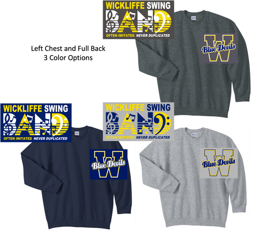 CREW SWEATSHIRT (YOUTH AND ADULT) wickband3LCWnotes