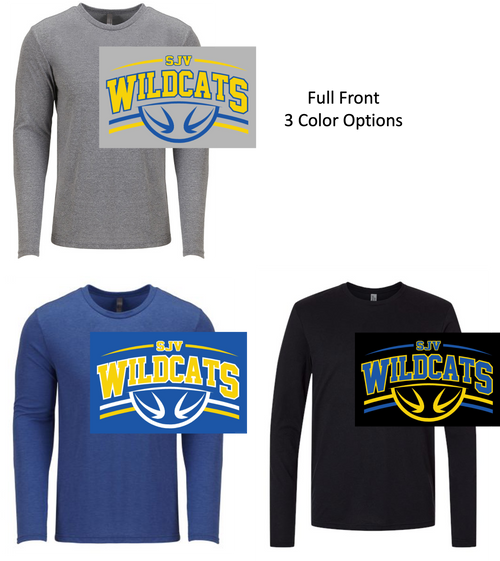 LONG SLEEVE TRIBLEND T-SHIRT (ADULT) sjvbasketwild