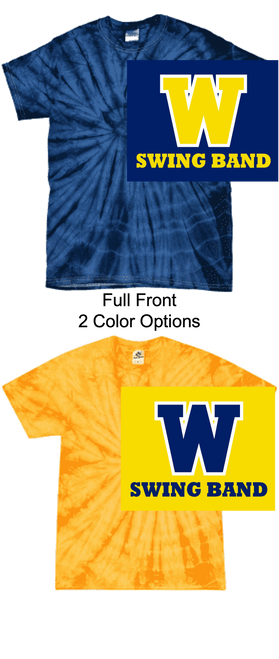 TIE DYE SHORT SLEEVE COTTON T-SHIRT (ADULT AND YOUTH) wickband2wband
