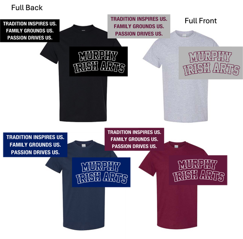 COTTON SHORT SLEEVE T-SHIRT (ADULT AND YOUTH) murphymurback