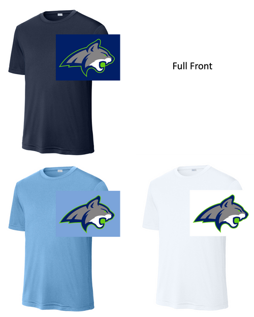 PERFORMANCE TEE - SHORT SLEEVE (ADULT AND YOUTH) bobcatcatonly