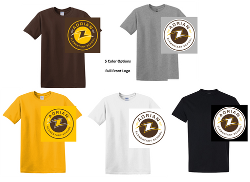 SHORT SLEEVE COTTON T-SHIRT (ADULT) adriancircle