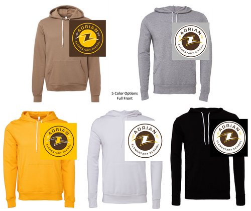 HOODED SPONGE FLEECE SWEATSHIRT (ADULT AND YOUTH) adriancircle