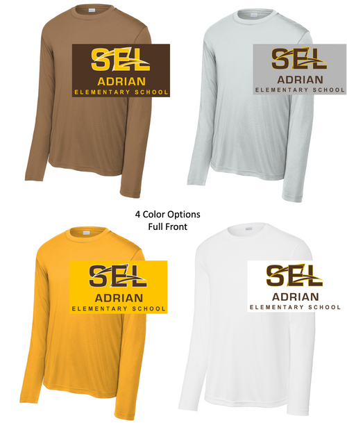 PERFORMANCE TEE  - LONG  SLEEVE (ADULT AND YOUTH) adrianadrian