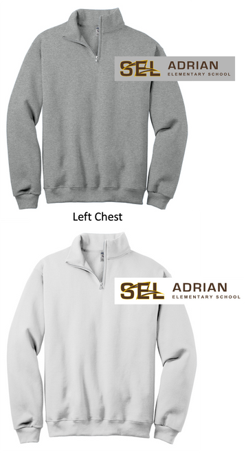 SWEATSHIRT 1/4 ZIPPER -LONG SLEEVE (ADULT) adrianlc