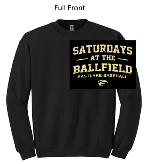 BLACK CREW SWEATSHIRT (YOUTH AND ADULT) eastleagsat