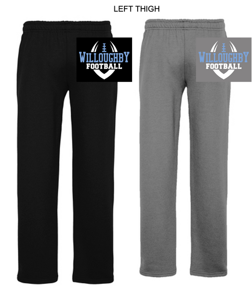 OPEN BOTTOM SWEATPANTS WITH POCKET (YOUTH AND ADULT) warfb2
