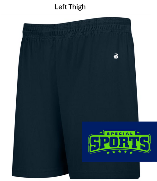 NAVY LADIES POLYESTER SHORT (LADIES) specsportthigh