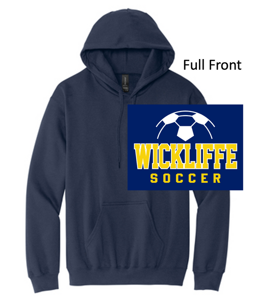 NAVY HOODED SWEATSHIRT (YOUTH AND ADULT) wicksocboyhalf