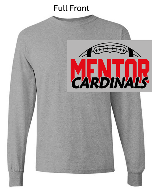 SPORT GREY LONG SLEEVE T-SHIRT  (YOUTH AND ADULT)  menyouthch