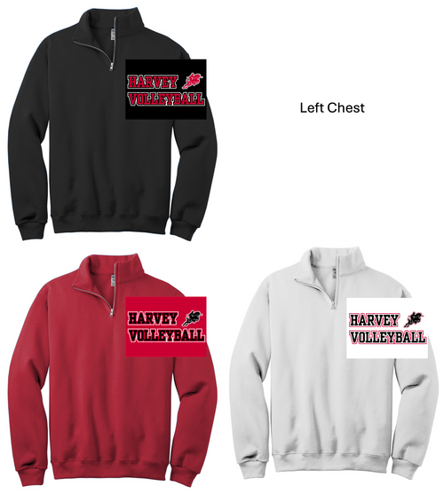 COTTON/POLYESTER 1/4 ZIPPER (ADULT) harvollc
