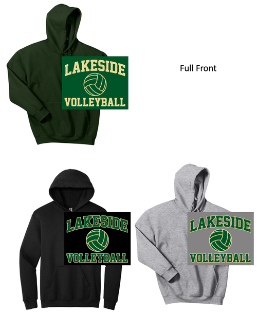 HOODED SWEATSHIRT (YOUTH AND ADULT) lakesidevolball