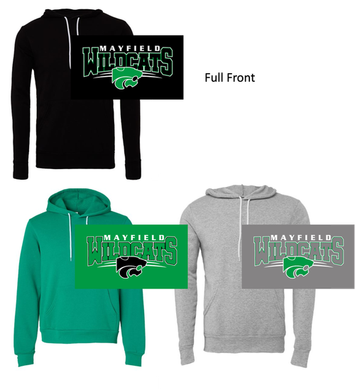 HOODED SPONGE FLEECE SWEATSHIRT (ADULT AND YOUTH) landerbigcat