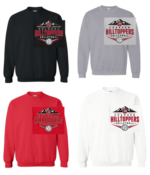 CREW SWEATSHIRT (YOUTH AND ADULT) chardonvolball