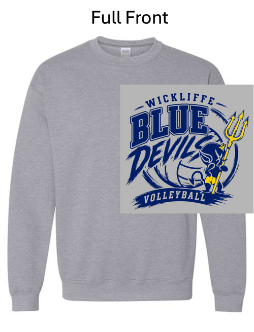 SPORT GREY CREW SWEATSHIRT (YOUTH AND ADULT) wickvolfork