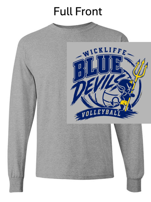 SPORT GREY LONG SLEEVE T-SHIRT (YOUTH AND ADULT) wickvolfork