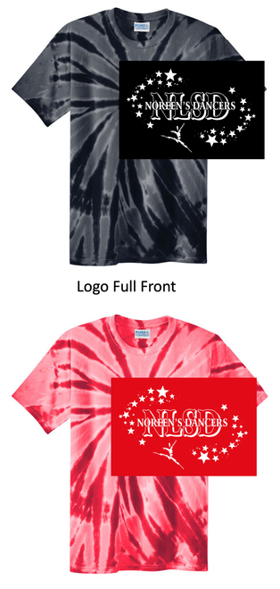 TIE DYE SHORT SLEEVE COTTON T-SHIRT (ADULT AND YOUTH) noreenfull