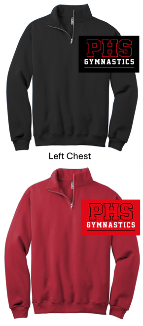 COTTON/POLYESTER 1/4 ZIPPER (ADULT) perrygymlc