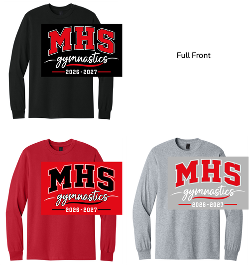 LONG SLEEVE T-SHIRT (YOUTH AND ADULT) mentorgymscript