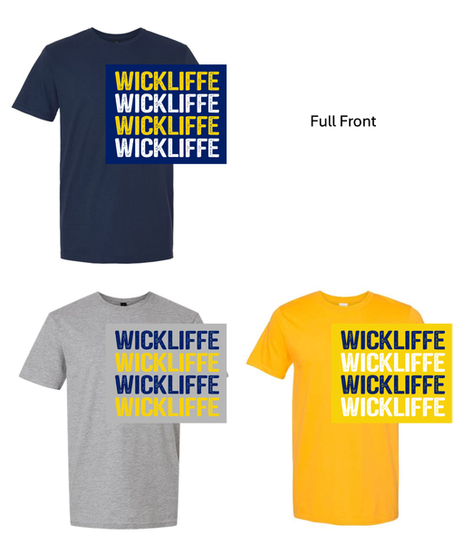 SHORT SLEEVE COTTON SOFTSTYLE T-SHIRT (ADULT)  wickstaff4wick