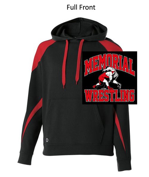 BLACK WITH RED COTTON/POLYESTER FLEECE HOOIDE (YOUTH AND ADULT) memwr BLACK WITH RED COTTON/POLYESTER FLEECE HOOIDE (YOUTH AND ADULT) memwr