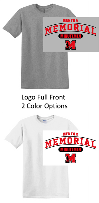 SHORT SLEEVE COTTON T-SHIRT (ADULT AND YOUTH) memwrlines