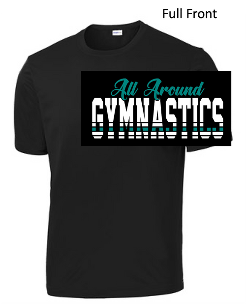 BLACK PERFORMANCE TEE - SHORT SLEEVE (ADULT AND YOUTH) aagboost