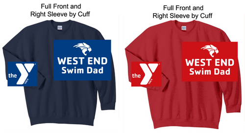 CREW SWEATSHIRT (YOUTH AND ADULT) weyswimdad